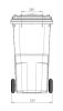 SULO 240 L SZEMETES KUKA C-TÍPUS- ZÖLD