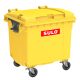 SULO 1100 L KONTÉNER (lapos tető)- SÁRGA